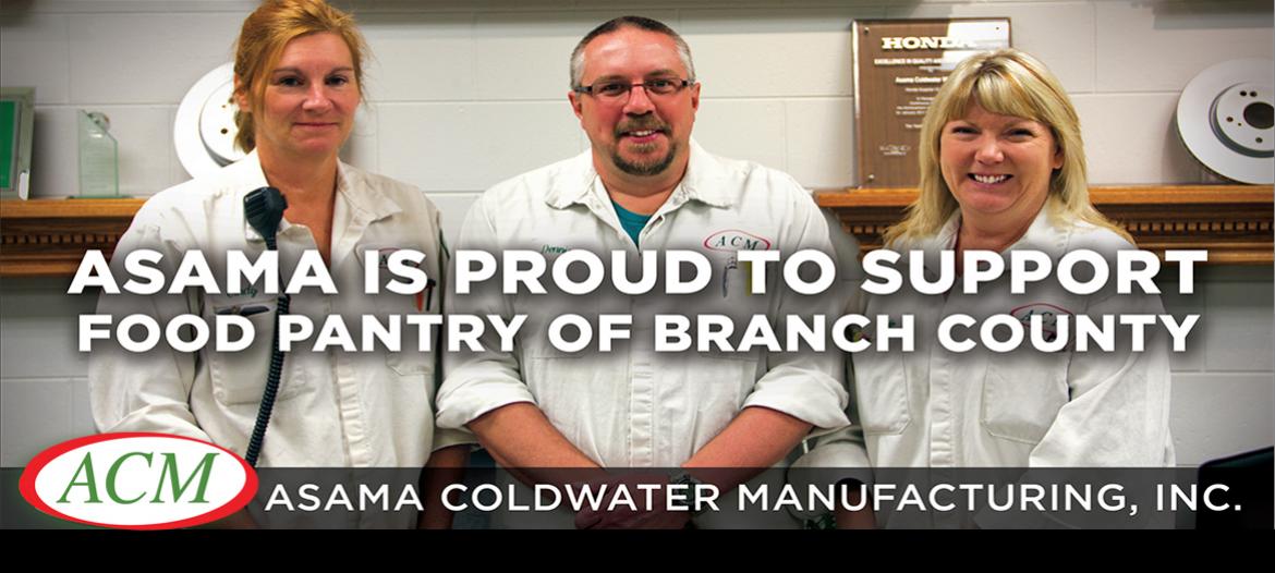 We support Food Bank of Branch County